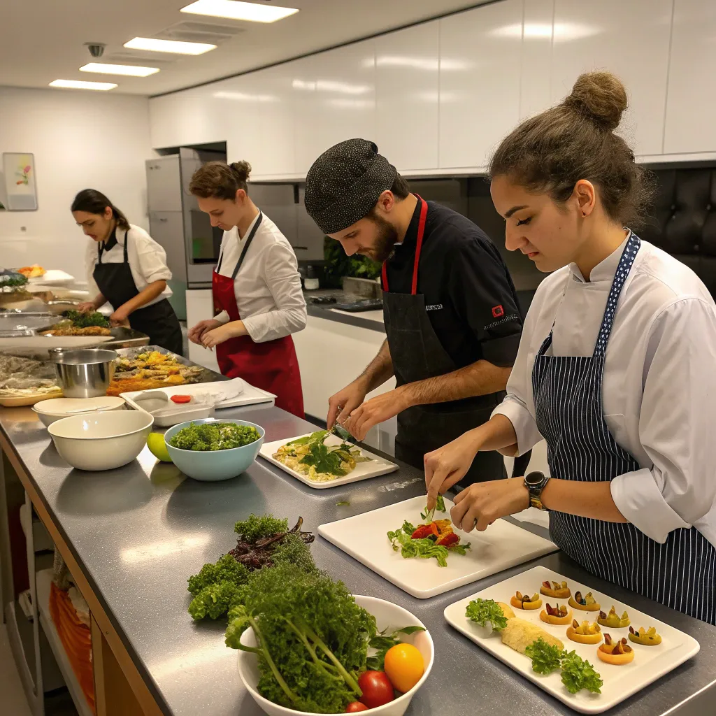 Image of advanced vegan cuisine class